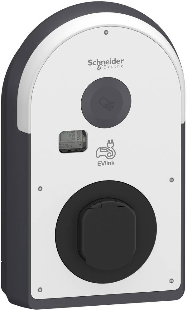 Schneider Electric EVB3I22N40M Wallbox Typ 2 Mode 3 Anzahl Anschlüsse 1 x 22 kW RFID, NFC