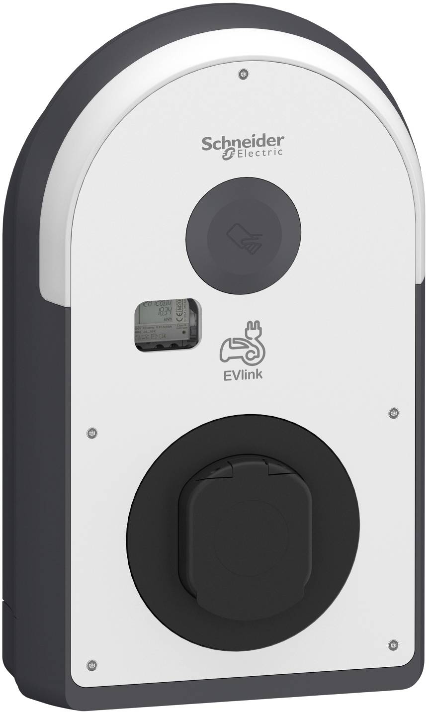 Schneider Electric EVB3I22N40MB Wallbox Typ 2 Mode 3 22 kW RFID, NFC-0
