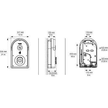 Schneider Electric EVB3I22N40MB Wallbox Typ 2 Mode 3 22 kW RFID, NFC-3