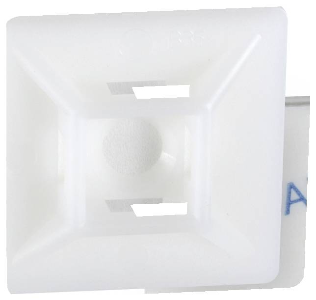 Selbstklebender Sockel fuer Kabelbinder max. 4,8mm Breite VPE: 100 Stück klar Farblos Schneider Electric Inhalt: 100 St.-1