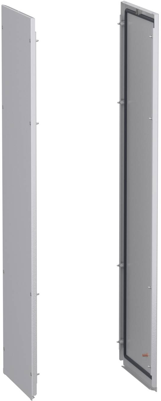 Schneider Electric NSY2SPN124 Seitenwände, Außenbefestigung, PanelSeT SFN, für elektrische Gehäuse H 1200 x T 400 mm, 2er-Set Seitenwände Stahlblech 1 St.