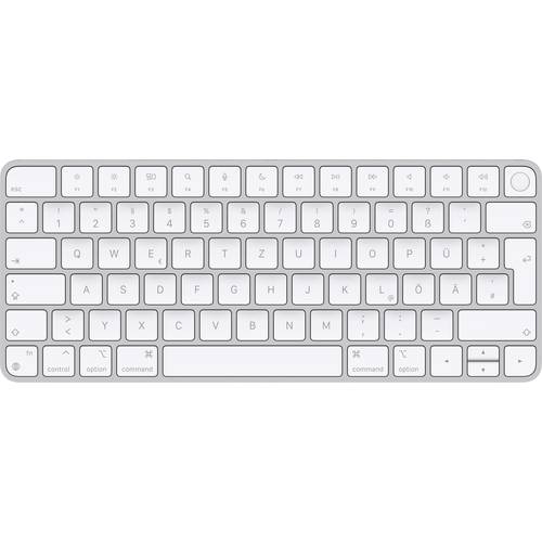 Thumbnail - Apple Magic Keyboard Touch ID Bluetooth® Tastatur Deutsch, QWERTZ, Mac Weiß Wiederaufladbar, Fingerabdruckleser