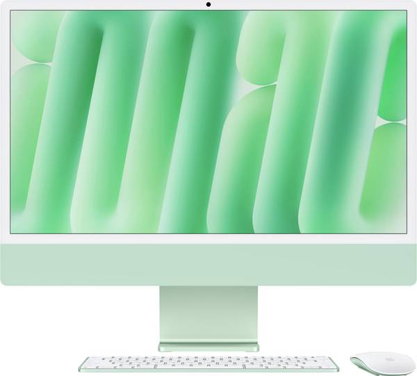 Apple iMac 24 Retina 4.5K (M4, 2024)  61 cm (24 Zoll) Grün 24 GB RAM 512 GB SSD 10-Core CPU 10‑Core GPU MD2Q4D/A