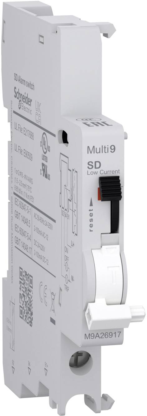 Hilfskontakt 2.5 mm² 1 Wechsler Schneider Electric M9A26917
