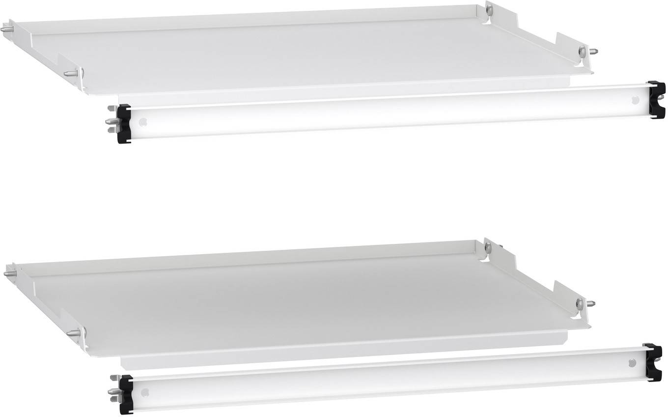 Schneider Electric NSYMTRN64 Horizontale Trennwand, PanelSeT SFN, für elektrische Gehäuse der Motorsteuerungszentrale B 600 x T 600, form 3,2er-Set Trennwand 1