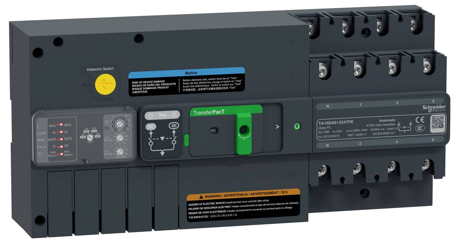 Schneider Electric TA16D4S1254TPE Netzumschaltsteuergerät 1 St.-1