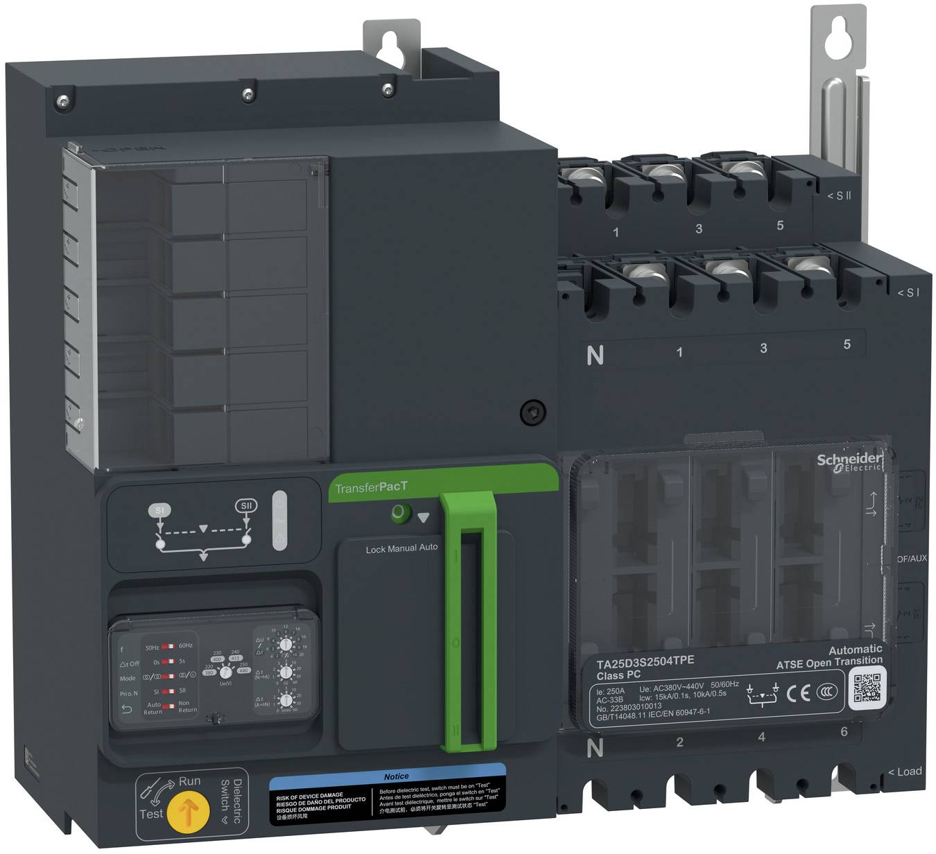 Schneider Electric TA25D3S2004TPE Netzumschaltsteuergerät 1 St.