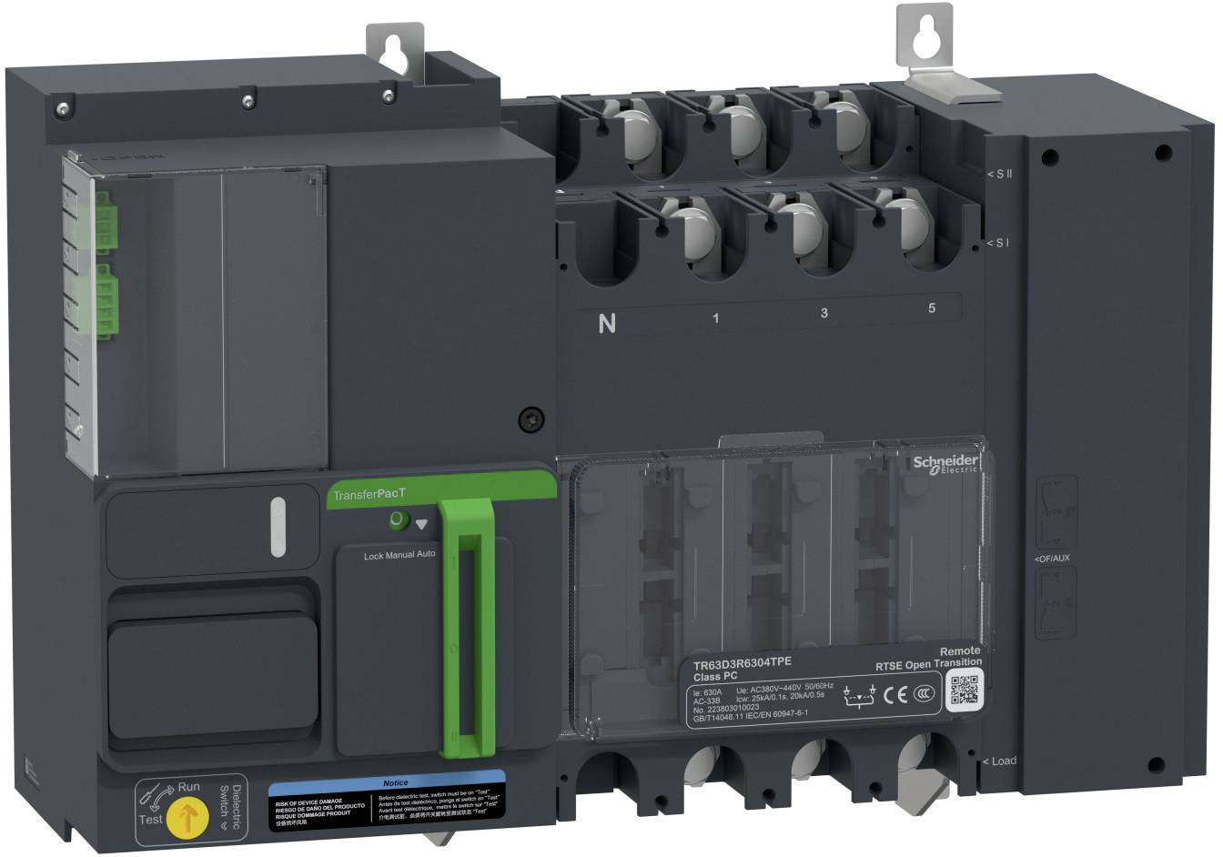 Schneider Electric TR63D3R4004TPE Netzumschaltsteuergerät 1 St.