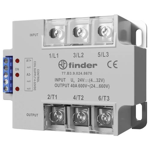 Finder Halbleiterrelais 77B382308671 40 A Schaltspannung (max.): 660 V/AC Momentanwertschaltend 1 St.