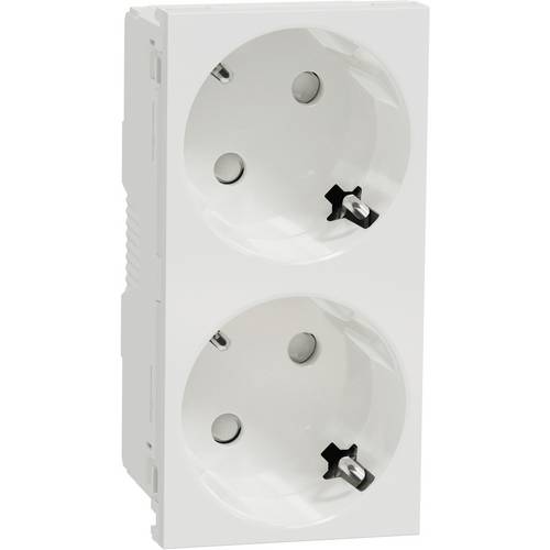Schneider Electric NU306618 Doppelsteckdose 1 St. Weiß