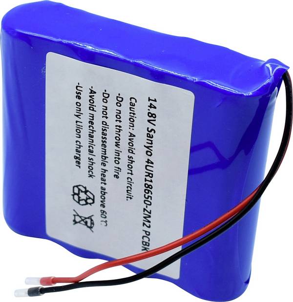 Sanyo 4/UR18650-ZM2 PCBK Spezial-Akku 18650 Kabel Li-Ion 14.8 V 2420 mAh 1 St.