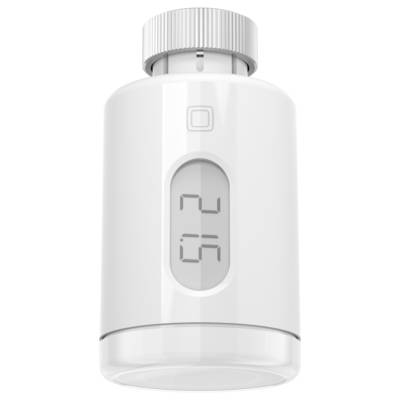 Ein weißes Fläschchen mit digitalem Timer auf der Vorderseite zeigt '24 07' an.