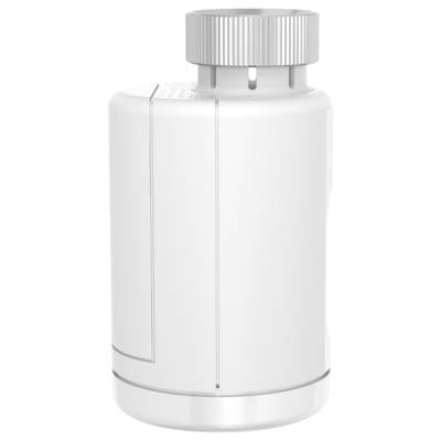 Eine weiße Plastikflasche mit geriffeltem Deckel, vermutlich für medizinische oder kosmetische Produkte.