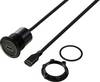 USB-C® (3.1) Buchse/Buchse 1 m Kabel schwarz TC-13376304 TRU COMPONENTS Inhalt: 1 St.