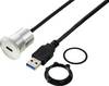 USB-C® (3.1) Buchse/USB-A (3.0) Stecker 1 m Kabel silber TC-13376308 TRU COMPONENTS Inhalt: 1 St.