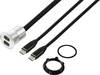 USB-C® (3.1) 2x Buchse/Stecker 1 m Kabel silber TC-13376316 TRU COMPONENTS Inhalt: 1 St.
