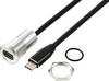 USB-C® (3.1) Buchse/Stecker 1 m Kabel silber TC-13376324 TRU COMPONENTS Inhalt: 1 St.