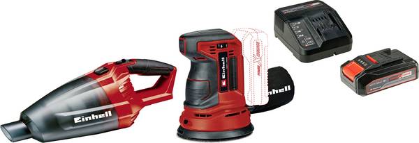 Einhell 4064161394183 Akku-Exzenterschleifer Starter Set 18 V Ø 125 mm