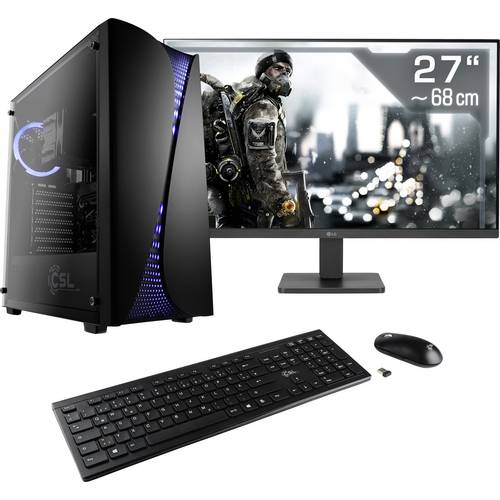 CSL Computer Gaming PC M11300H 68.6 cm (27 Zoll) Full HD AMD Ryzen 5 8600G 32 GB RAM 1 TB SSD AMD Radeon™ Onboard Graphi...