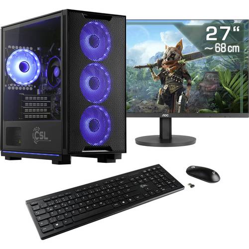 Thumbnail - CSL Computer Gaming PC M11320H 68.6 cm (27 Zoll) WQHD AMD Ryzen 7 9700X 32 GB RAM 1 TB SSD AMD Radeon™ Onboard Graphics ...