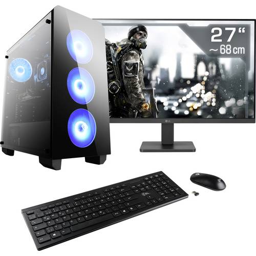 CSL Computer Gaming PC M11400H 68.6 cm (27 Zoll) Full HD Intel® Core™ i5 14400F 16 GB RAM 1 TB SSD Nvidia GeForce RTX™ 4...