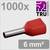 Abgebildet ist ein rotes Aderendhülsen-Set von TRU COMPONENTS mit 1000 Stück und einer Querschnittgröße von 6 mm².