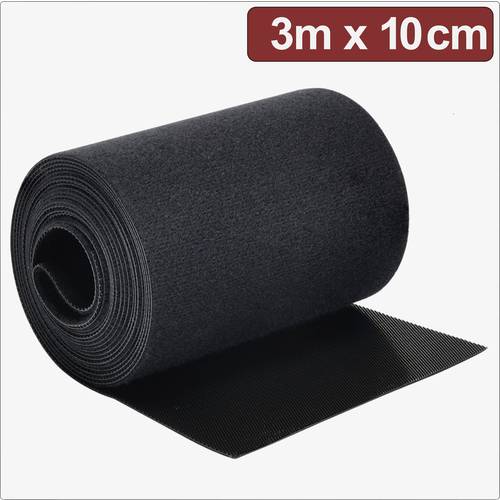 Quadrios 24CA312 Klettband zum Bündeln Haft- und Flauschteil (L x B) 3 m x 10 cm Schwarz 3 m