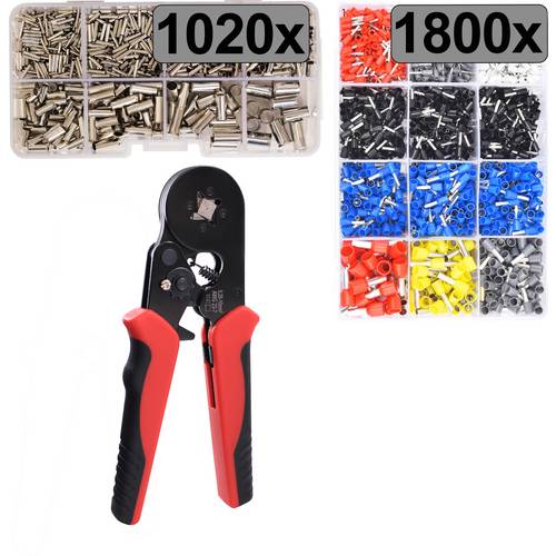 TRU COMPONENTS TC-13377604 Aderendhülsen-Sortiment 1 Set