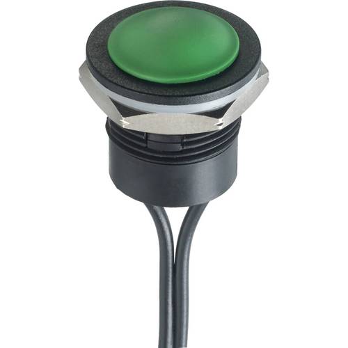 Thumbnail - APEM IAR3F1300 IA Series Drucktaster 24 V/DC 2 A 1 x Aus/(Ein) tastend (Ø x H) 16 mm x 20 mm IP67 1 St.