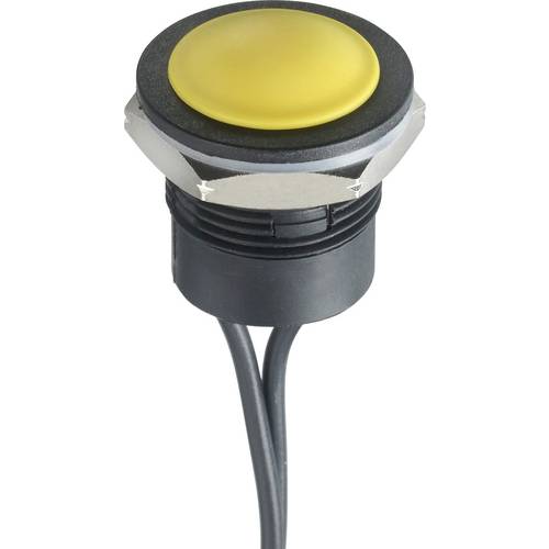 APEM IAR3F1500 IA Series Drucktaster 24 V/DC 2 A 1 x Ein/(Aus) tastend (Ø x H) 16 mm x 20 mm IP67 1 St.