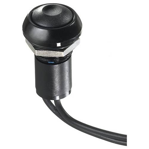 APEM IPR1FAD6 IP Series Druckschalter 12 V/DC 4 A 1 x Ein/Aus rastend (Ø x H) 12 mm x 20 mm IP67 1 St.