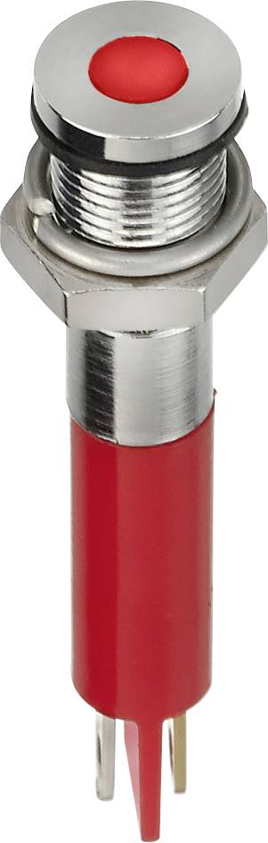 APEM Q6F1CXXR24E LED-Signalleuchte Rot Flush 10 mcd