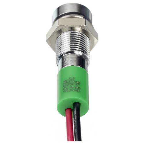 APEM Q6F3CXXG12E LED-Signalleuchte Grün Flush 45 mcd