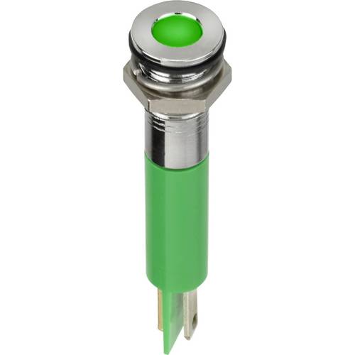 APEM Q8F1CXXG24E LED-Signalleuchte Grün Flush 6 mcd