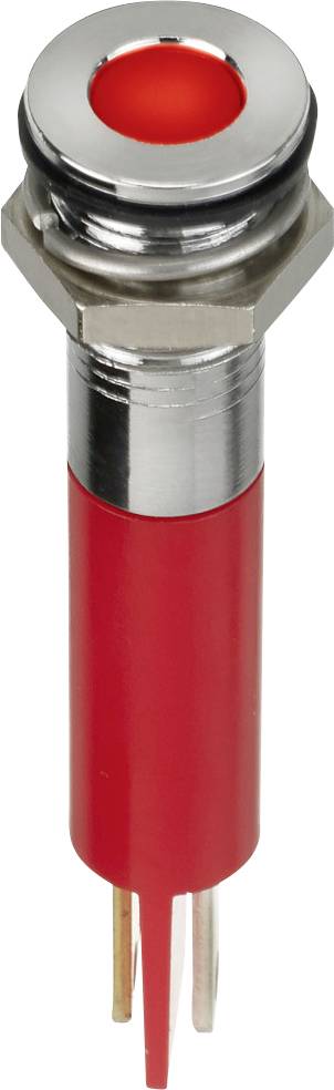 APEM Q8F1CXXR24E LED-Signalleuchte Rot Flush 8 mcd