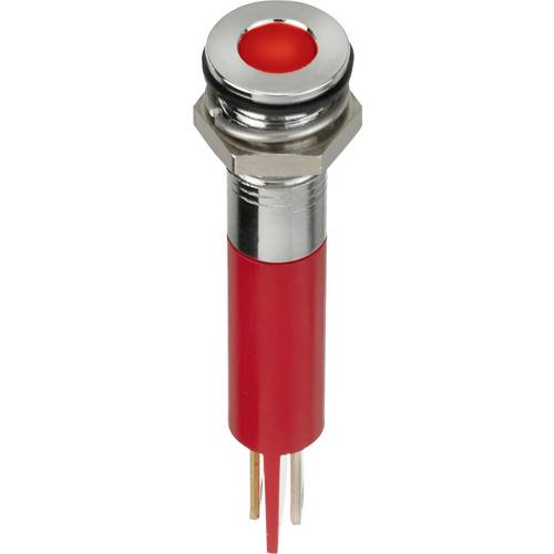 APEM Q8F1CXXR24E LED-Signalleuchte Rot Flush 8 mcd