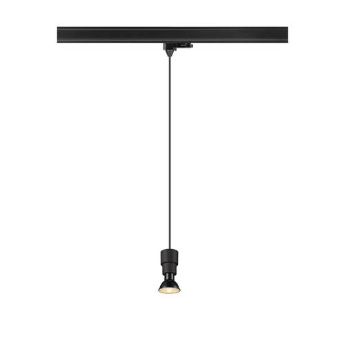 SLV PURI LED-Pendelleuchte 3phasig GU10 6 W Schwarz