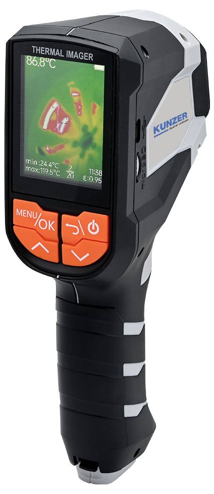 Kunzer 7WBK02 Wärmebildkamera -20 bis 1000 °C 9 Hz micro SD