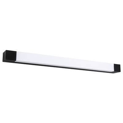 LED-Streifenlicht mit schwarzem Gehäuse und weißer Abdeckung, für moderne Beleuchtung in Wohn- oder Arbeitsräumen geeignet.