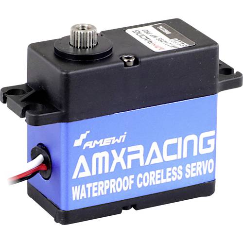 Amewi Standard-Servo AMXRacing AM1210SG WP PRO Analog-Servo Getriebe-Material: Stahl