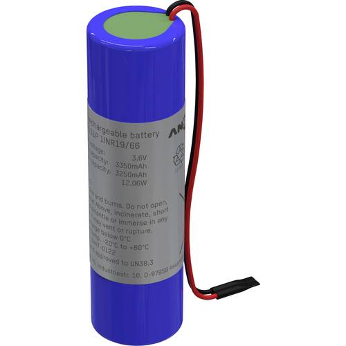 Ansmann Spezial-Akku 18650 Kabel Li-Ion 3.6 V 3350 mAh 1 St.