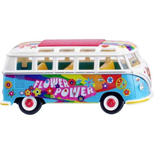 Wiking 079744 H0 PKW Modell Volkswagen T1 Sambabus Flower Power