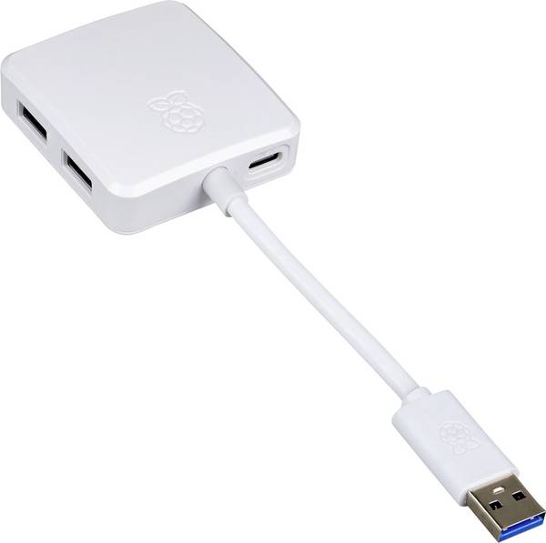 Raspberry Pi® SC1636 USB-Hub 4 Port USB-A USB 3.0 5 GBit/s  Weiß SC1636