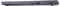 Seitenansicht eines Laptops zeigt USB-Anschluss und schmalen Rahmen, Betonung auf schlankem Design.