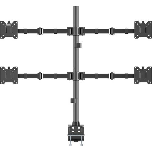 SpeaKa Professional Monitor-Tischhalterung SP-MM-541 4 Display(s) 43,2 cm (17) - 88,9 cm (35) Schwarz Neigbar+Schwenkbar...