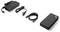 Zwei Lenovo-Netzteile mit Kabeln; eines für den regulären Gebrauch, das andere für USB-C-Verbindungen, nebeneinander zum Vergleich platziert.