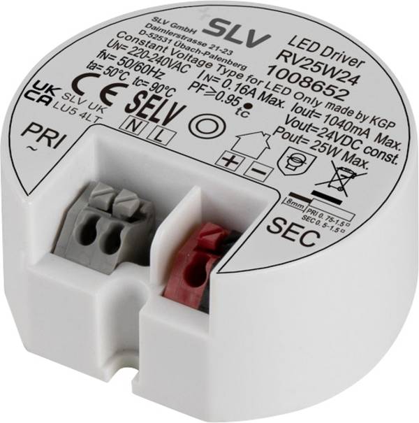 SLV LED Netzteil 24V 25W 1008652