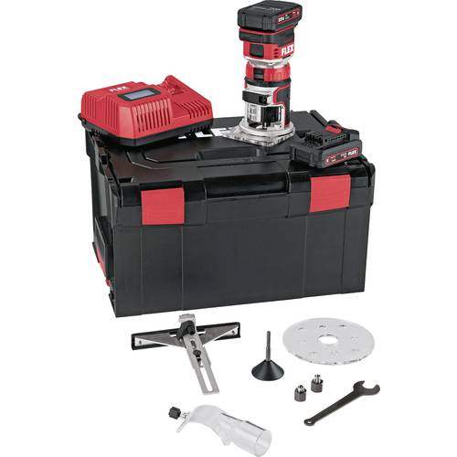 Flex Akku-Kantenfräse 531636 CER 18.0-EC/5.0-Set inkl. 2. Akku