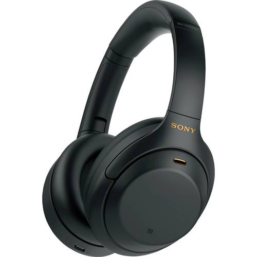 Sony WH-1000XM4 Over Ear Kopfhörer Bluetooth®, kabelgebunden Stereo Schwarz Noise Cancelling Faltbar HiFi