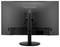 Rückansicht eines ViewSonic-Monitors mit Standfuß.
